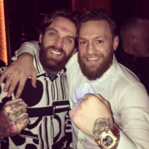 Aaron Chalmers Instagram - Good to chat to the champ champ @thenotoriousmma after my fight Saturday night!! Some positives words from him about it and onto the next 🥊