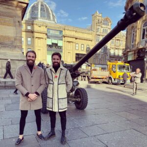 Aaron Chalmers Instagram - Remembrance Sunday with my bro @terryfukinchalmers who is a 11yr serving Royal Marine ❤️