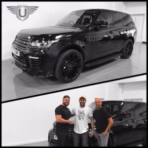 Aaron Chalmers Instagram - Literally in love 😍 just picked my Range up after getting the full urban treatment!! The bat mobile is now a monster!! Massive thank you to Simon and every1 @urbanautomotive they don't mess around ☺️ of you have a Range Rover it's only place to go