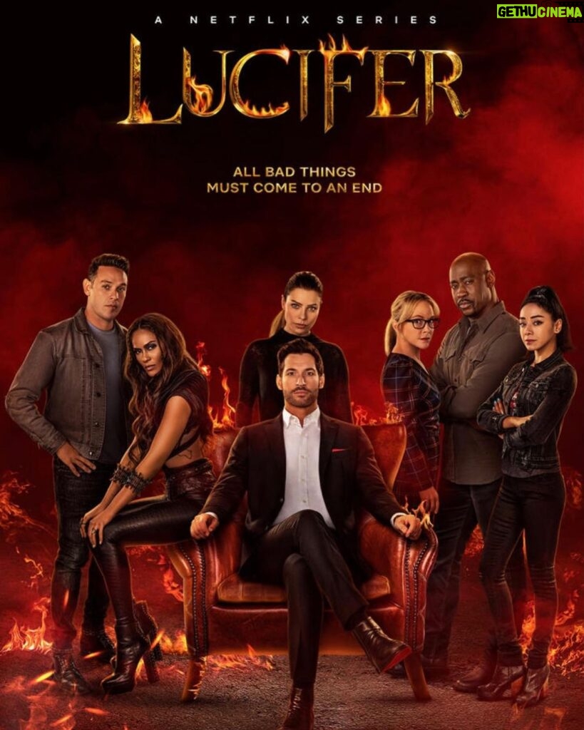 Aimee Garcia Instagram - One. Last. Time … for YOU 😈 our incredible #Lucifans @lucifernetflix Season 6 Sept 10 @netflix