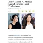 Aimee Garcia Instagram - FINALLY!! We can share the news!! @theajmendez & I have started @scrappyheartproductions ! “Create the change you want to see” Thx @variety @matt_donnelly for being the first to reveal! ... Here ... We ... Go ...