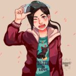 Aimee Garcia Instagram - Hope everyone is staying safe & healthy! We’ll get through this 💪🏽 Sending love, light and virtual Ella HUGS!!! Thx for this amazing fan art @nightslux #WishICouldDraw 🎨
