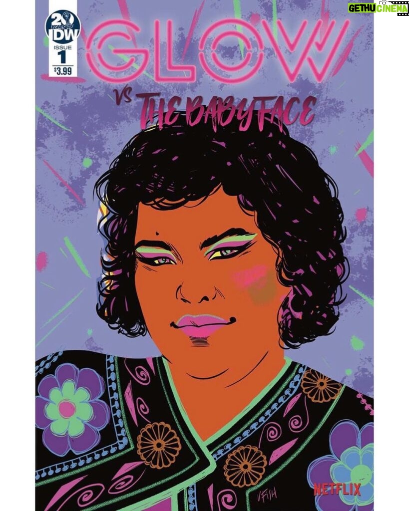 Aimee Garcia Instagram - OUR COVERS!!! I’m crying 😭 (tears of joy) THANK YOU @lizflahive @carlymensch @idwpublishing @glownetflix for trusting us with your GEM of a show #GLOW @theajmendez 🤗 #WriteTheChangeYouWannaSee ... & be inspired by BADASS women ❤️🙏🏽