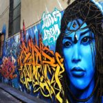 Aimee Garcia Instagram – Only 2 days in … & Melbourne has already stolen my heart 💙 #streetart 🔥😍🌏 #Australia Melbourne, Victoria, Australia