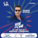 Akshay Kumar Instagram – The stage is set, the lights are bright, and the stars are ready to shine at the #TATAIPL 2024 Opening Ceremony! 🎉🥳

Get ready for an unforgettable fusion of cricket and entertainment ft. a stellar lineup! ✨

🗓22nd March
⏰6:30 PM onwards