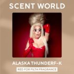 Alaska Thunderfuck Instagram - Our latest Scent World episode with @theonlyalaska5000 is giving us life 🖤 Join us as we have a conversation with the iconic RuPaul’s Drag Race legend, delving into Alaska’s background and taking a closer glimpse at the Red 4 Filth fragrance collection. Listen now at the link in bio!