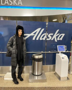 Alaska Thunderfuck Instagram - Flying the friendly skies with Alaska Carelines.