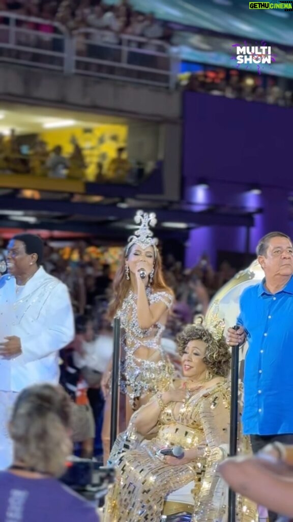 Alcione Instagram - Que encontro, Brasil! 💙 #CarnavalNoMultishow