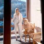 Alexandra Cooper Instagram – like father like son Stein Eriksen Lodge Deer Valley