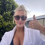 Alexandra Cooper Instagram - Good Morning! One boob is all you get today bc I have another gift for you. WE ARE BACK ON ALL PLATFORMS DADDY GANG!!! Go stream @callherdaddy wherever you get your podcasts… apple, Iheart, Amazon and Watch on Spotify ❤️❤️❤️