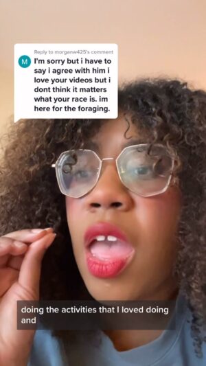 Alexis Nikole Nelson Instagram - I’d been stewing over this (and a ton of similar comments), and I feel like I’ve talked a lot about why I call my page blackforager in a historical context, but not why it’s also important on a personal level for me ❤️ and honestly, I’m so lucky because while I pulled out my own chair at the foraging table, my parents pulled out the chair at the “outdoorsy” table, and that’s the foundation on which my love of flora and fungi stands.