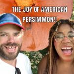 Alexis Nikole Nelson Instagram - Alexis Nikole @blackforager visited Lawrence Community Orchard on Thursday! Not only was it a treat to meet Alexis and share knowledge and laughs with them, but we also indulged in the treat that is American persimmon! Of all the fruits growing here in Lawrence I think persimmon evokes the most joy in people. This glowing orange orb breaks the mold of what we think a fruit should be! Persimmon comes right at ya like a little satchel of sweet jam! We pick them up off the ground cuz they’re not palatable until they fall. I say, seeing a persimmon drop is good luck! And popping it in your mouth is even better luck! This particular variety is called Early Golden! Persimmon season stretches from as early as late August all the way into December. It just depends on the characteristics of each tree. So keep a look out and find yourself some delicious coral colored globes!