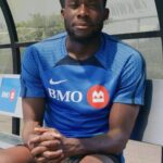 Alphonso Davies Instagram - Great question, @bmocanada! I am grateful to my dad and my brother for inspiring me to play #BMOGrowTheGame #bmopartner