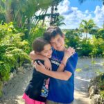Alyssa Milano Instagram - Thanksgiving vacation carousel. Much needed family time complete with healing sea water; rainbows, friends, theater, snuggles, love and hope. I’m so completely in awe of life and feel real guilt to even be able post this when there is so much pain and collective trauma in the world. Please forgive me if this post comes off as insensitive. I continue to pray for peace and for children throughout the world to have what they need to not only survive…but to thrive. I’m grateful for all of you.