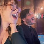 Alyssa Milano Instagram - Sang a little harmony in the rain with #kenmarino @davidwain @kestrinpantera @adam.Blau.Music @craigwedren @megganlennon @madjamband. It was a whole vibe. So freaking fun. #middleagedadjamband