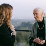 Alyssa Milano Instagram - “Only if we understand, can we care. Only if we care, we will help. Only if we help, we shall be saved.” -Jane Goodall I had the opportunity to spend the evening with Jane Goodall—a hero of mine—celebrating her 90th Birthday. She is everything. I felt a wave of emotion crash over me when I saw her. She said, “I feel bad that I make people cry.” I said, “Don’t feel bad. You change people on a cellular level.” Jane looked at me dead in the eye and replied, “Please don’t call it cellular. It makes it sound too scientific. Call it ‘spiritual’.” Indeed, Dr. Goodall. You affect me, and so many others, on a spiritual level. And to be able to share this experience with my bestie from highschool—made it all the more sweet.