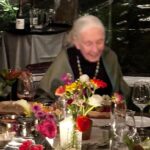 Alyssa Milano Instagram - “Only if we understand, can we care. Only if we care, we will help. Only if we help, we shall be saved.” -Jane Goodall I had the opportunity to spend the evening with Jane Goodall—a hero of mine—celebrating her 90th Birthday. She is everything. I felt a wave of emotion crash over me when I saw her. She said, “I feel bad that I make people cry.” I said, “Don’t feel bad. You change people on a cellular level.” Jane looked at me dead in the eye and replied, “Please don’t call it cellular. It makes it sound too scientific. Call it ‘spiritual’.” Indeed, Dr. Goodall. You affect me, and so many others, on a spiritual level. And to be able to share this experience with my bestie from highschool—made it all the more sweet.