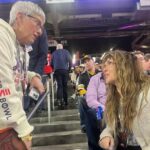 Alyssa Milano Instagram - Thank you @americancancersociety & @nfl for making it possible to meet the #acs winner Marge at #superbowllviii! It was such an amazing experience. #crucialcatch #superbowl