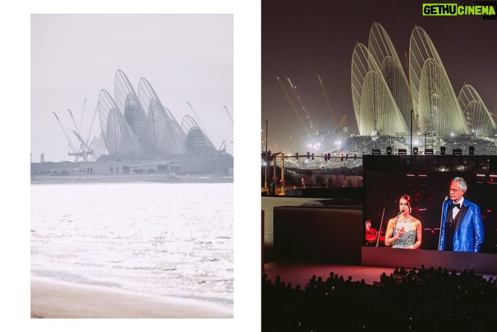 Andrea Bocelli Instagram - January 27th, Saadiyat Island, Abu Dhabi 🇦🇪 photo: @lucarossettiph AbuDhabi