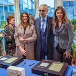 Andrea Bocelli Instagram - It was early spring: at the Meyer Children’s Hospital in Florence, we were celebrating the launch of a small revolution in hospital education. One year after the first stone was laid, we are happy to announce the inauguration of the ABF Maria Manetti Shrem Educational Center in Florence, scheduled for Thursday, March 21st.   Together with the arrival of spring, we will celebrate the opening of the Andrea Bocelli Foundation’s innovative center, which aims to promote the languages of art, music, and new technologies, dedicated to young people and hospitalized children.   Named after Maria Manetti Shrem, an ABF ambassador and one of the most important friends to our philanthropic organization, the center has been structured to be a welcoming space where people can meet and get to know one another, talk and relax, and take music, theater, writing, reading, art and science workshops and digital workshops, as well as enjoy the multi-sensory garden and the educational vegetable garden. For a school that is truly open to everyone, even in hospitals. . @laurabiancalaniofficial @mariamanettishrem @alvisikirimoto @elisabettabardelliricci  @antico_setificio_fiorentino @stefanoricciofficial @annymuselove @simona_zito_ @chopard @dianapalombastylereal @generaliitalia @napafest @dolcegabbana @fondazionemeyer @vanoncini_spa #ABFempowering Firenze