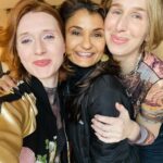 Anjali Bhimani Instagram - Getting to celebrate the birth of one of these queens with both of these queens was a royal joy upon joy. Happy Birthday, @nikileetompkins . I’m so grateful you were born so we could have so many magical times together all over the world, And looking forward to using your bday gift with @maggiethebard as we plotted to so many years ago. 🛁⚔️🐲 #birthdaylove #girlgang #residentevil #gamergirlsofinstagram #happinessis #maggierobertson #nicoletompkins #anjalibhimani #iamfunsize Los Angeles, California