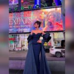 Anjali Bhimani Instagram - This woman. These women. Last Sunday I was lucky enough to be able to hop on a plane and watch our dear dear huge hearted, wildly talented friend @sarayublue take over the screen at the premiere of Expats in NY. She is breathtaking in this show - just as she is in the picture above of her glowing like the queen she is in front of the Expats billboard in Times Square. (Scroll through for all the magnificence) Getting to spend the evening celebrating her together (along with my beloved @poornagraphy , my sister-in-arms, and @saritachodhury, whose raw talent and charm is only matched by how kind and funny she’s been each time we’ve spent time together) was just about the most wonderful few hours I could’ve imagined, and getting to say congratulations to the rest of the cast and to our old friend (and fellow @vintagetrouble Troublemaker @thumbelulu) on the culmination of her extraordinary vision was the icing on the cake. Sarayu and have been such shining lights to me as friends and as peers, always loving and gracious and hilarious and giving. At a time when I doubted my place in this industry or this community, Sarayu was so passionately loving and supportive, I felt it was as if she was fighting for her own sister. She and Poorna have reminded me in moments of uncertainty to know my worth, and stand tall, no matter what room I’m in, no matter where in the world I am. I will forever have a woman crush on both of them. Sarayu Blue, you are magnificent in this show. Thank you for sharing your heart with the world. I’m so grateful that they finally get to see you break the screen wide open. (Glam pics to come!) #expats #amazonprime #sarayublue #poornajagannathan #limitedseries #woomancrushwednesday #wcw #desigirl #indianactress #asiansinentertainment #anjalibhimani #nicolekidman MoMA The Museum of Modern Art NYC