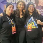 Anjali Bhimani Instagram - And then one Sunday at @dreamhack , you do a D&D one shot to raise funds for @toysfortotsofficial with your very own real-life bard, @tpain and his barbarian bodyguard @hertlife , along with your beloved @sweetlouzinho , @bigcheese, and all the peeps at @nappyboygaming with @causticphoenix What a ride: including a rather - ahem - unusual contest and venture through a field and up a mountain to wake a goddess - and what a joy to be at the table for Pain and Hert’s first D&D adventures!!! Here’s hoping you’ve both been bitten by the big and we’ll be having lots of strange and wonderful adventures with you soon! #dnd #tpain #nappyboygaming #hertlife #ttrpg #oneshot #dreamhack #roleplayinggame Atlanta, Georgia