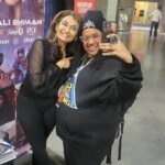 Anjali Bhimani Instagram - And then one Sunday at @dreamhack , you do a D&D one shot to raise funds for @toysfortotsofficial with your very own real-life bard, @tpain and his barbarian bodyguard @hertlife , along with your beloved @sweetlouzinho , @bigcheese, and all the peeps at @nappyboygaming with @causticphoenix What a ride: including a rather - ahem - unusual contest and venture through a field and up a mountain to wake a goddess - and what a joy to be at the table for Pain and Hert’s first D&D adventures!!! Here’s hoping you’ve both been bitten by the big and we’ll be having lots of strange and wonderful adventures with you soon! #dnd #tpain #nappyboygaming #hertlife #ttrpg #oneshot #dreamhack #roleplayinggame Atlanta, Georgia