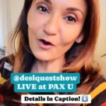 Anjali Bhimani Instagram - 🚨 Calling all DesiQuest Fans at #PaxUnplugged! @sundeepparikh and I are recording an episode of The Tea Kettle podcast LIVE tonight, 12/01, @ 9pm in Community Room 202AB! Come be a part of the action! • 🚨 Annnnd there’s more DesiQuest action this weekend! Don’t miss DesiQuest LIVE on Sunday, December 3rd, in the TTRPG Liveplay Theater (RM 114LEC) or watch the stream on Twitch.tv/PAX3! • #desiquest #paxunplugged #paxu #desiquestlive #paxunplugged2023 #ttrpgs #ttrpg #actualplay #desiquestshow #anjalibhimani #tabletopgaming #iamfunsize Philadelphia Convention Center