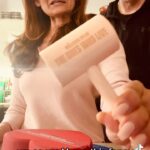 Anjali Bhimani Instagram - We celebrated V Day with ZOMBIE SMASH CAKE! What better way to celebrate love that can endure a zombie apocalypse than having a smash cake from @amcthewalkingdead to celebrate the launch of The Ones Who Live, airing on 2/25 on AMC! I know what my zombie apocalypse weapon of choice is now…imma throw chocolate at ‘em (you laugh but has anyone TRIED IT?)🧟🧟‍♂️🧟‍♀️ Who else is gonna watch on 2/25?🙋🏽‍♀️🙋🏻🙋🏿‍♂️ #theoneswholive #thewalkingdead #zombieapocalypse #smashcake #valentinesurprise #gifted #latergram Los Angeles, California