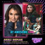 Anjali Bhimani Instagram - Washington D.C., I’m heading your way! Can’t wait to join the gang at @awesomecons March 8-10 at Waleter E Washington Convention Center. I haven’t done a convention in DC since 2018 so I can’t wait to reunite with so many of you and meet so many more! Head to Awesome-Con.com for badges, pre-sales of autographs. and more info…and I’ll see you there! #symmetra #rampart #overwatch2 #apexlegends #msmarvel #criticalrole #deadtome #fallout4 #anjalibhimani Los Angeles, California