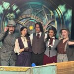 Anjali Bhimani Instagram - One year ago today the Circle of the Vassal and the Veil came together at @critical_role to save the city of Newfaire from the horrors that lurked beneath. Clearly from these pictures we took our job very seriously. 😂 Huge love to CR and @darringtonpress for this new game system that allows us to play a horror RPG with hope. See you all at back The Sight Unseen.❤️ #criticalrole #candelaobscura #horror #ttrpg #tabletop #robbiedaymond #laurabailey #matthewmercer #ashleyjohnson #sweeetanj Los Angeles, California