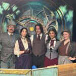 Anjali Bhimani Instagram - One year ago today the Circle of the Vassal and the Veil came together at @critical_role to save the city of Newfaire from the horrors that lurked beneath. Clearly from these pictures we took our job very seriously. 😂 Huge love to CR and @darringtonpress for this new game system that allows us to play a horror RPG with hope. See you all at back The Sight Unseen.❤️ #criticalrole #candelaobscura #horror #ttrpg #tabletop #robbiedaymond #laurabailey #matthewmercer #ashleyjohnson #sweeetanj Los Angeles, California