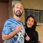 Anjali Bhimani Instagram - Proof that sometimes good things DO come when you procrastinate... #throwback to a couple of years ago when we surprised our #AwesomeAugust winner @marcuscannello with his prize since we were so late delivering it and we discovered he lives so close to us! And the best part is, Marcus and I are still in touch, discussing Nerddom and voiceover magic and more. Here's to your week being full of happy surprises! #fanmeeting #bestmoment #surprisevisit #nerdom #voiceover #anjalibhimani Los Angeles, California