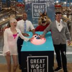 Anna Faris Instagram - After years of my son begging to visit Great Wolf Lodge, I scored some serious mom points by taking him to the Grand Opening of the newest and biggest Great Wolf Lodge in my home state of Maryland! We rode water slides until we were prunes, fearlessly made our way across the towering ropes course, and unleashed our inner wizards playing MagiQuest. It was THE BEST TIME EVER!