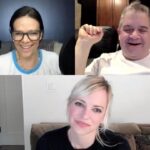 Anna Faris Instagram - One of my favorite couples, @pattonoswalt and @meredithsalenger, join me on @unqualified this week! Tune in to hear their love story, my love story, their great advice to our wonderful callers and more!