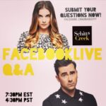 Annie Murphy Instagram – If anyone is interested in asking personal/impersonal questions and watching @instadanjlevy and me fumble with simple technology, JOIN US!!