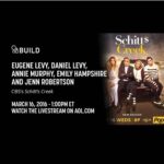Annie Murphy Instagram - Still not entirely sure what a build is, but it will be happening live at 1pm with the #schittscreek cast at #aol !