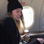 Annie Murphy Instagram - Also, this is what I look like when I fly. Serene. Delicate. @levaeroaviation @etalkctv