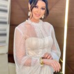 Arwa Gouda Instagram - #makeup @ahmedelkhawaga1 #hair @haithamdahab00 Styled by: @nadakhedrr Outfit: @soochfashion Dress: @maramborhan @maramthelabel Jewlery: @rapture.me Media Production City مدينة الإنتاج الإعلامى