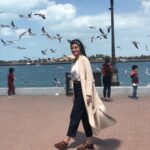Arwa Gouda Instagram - #sun #sea #birds and #clouds 🌞🌊🕊☁️