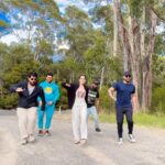 Ashu Reddy Instagram - The wonderful performances😂 #ashureddy #reelsforfun #travelfun #throwbacktrip #friendsgatherings 💁🏻‍♀️🧘😂 @joshapp.telugu @officialjoshapp