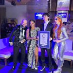 Bianca Crawford Instagram - What a fun day presenting the award for Best Content Creator of the Year at the @esportsawards and playing a video game on the largEST display screen ever! We broke a world record y’all! I got my name in the Guinness Book of World Records! Thank you @xfinity! Las Vegas, Nevada