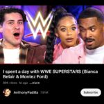 Bianca Crawford Instagram - Check out our latest interview with the very fun @anthonypadilla ! You can watch the full episode on YOUTUBE: anthonypadilla As we talk wrestling, early beginnings, being weird, & Anthony’s possible future with the WWE 😅