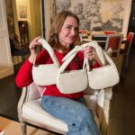 Brooke Shields Instagram - Shhh. Don’t tell my daughters, but I found the perfect gift for them (and me!). #ad Swipe to see the adorable @markandgraham bow bag that I ordered x3. They’re extra special with personalization of our initials on each. There’s one more day to use code BROOKEMG to receive free shipping and gift wrap on eligible items. #monogram #gift #daughersgift #under100 #sustainablegift New York, New York