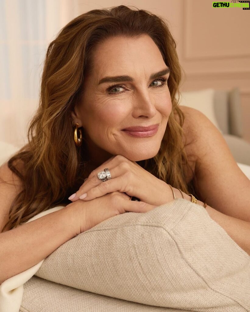 Brooke Shields Instagram - Thank you so much to @aarp for having me on the cover this month ❤ Spoke to them all about growing up, being almost empty nesters, and so much more. 📸: @michelson_ari 📝: @natashastoynoff