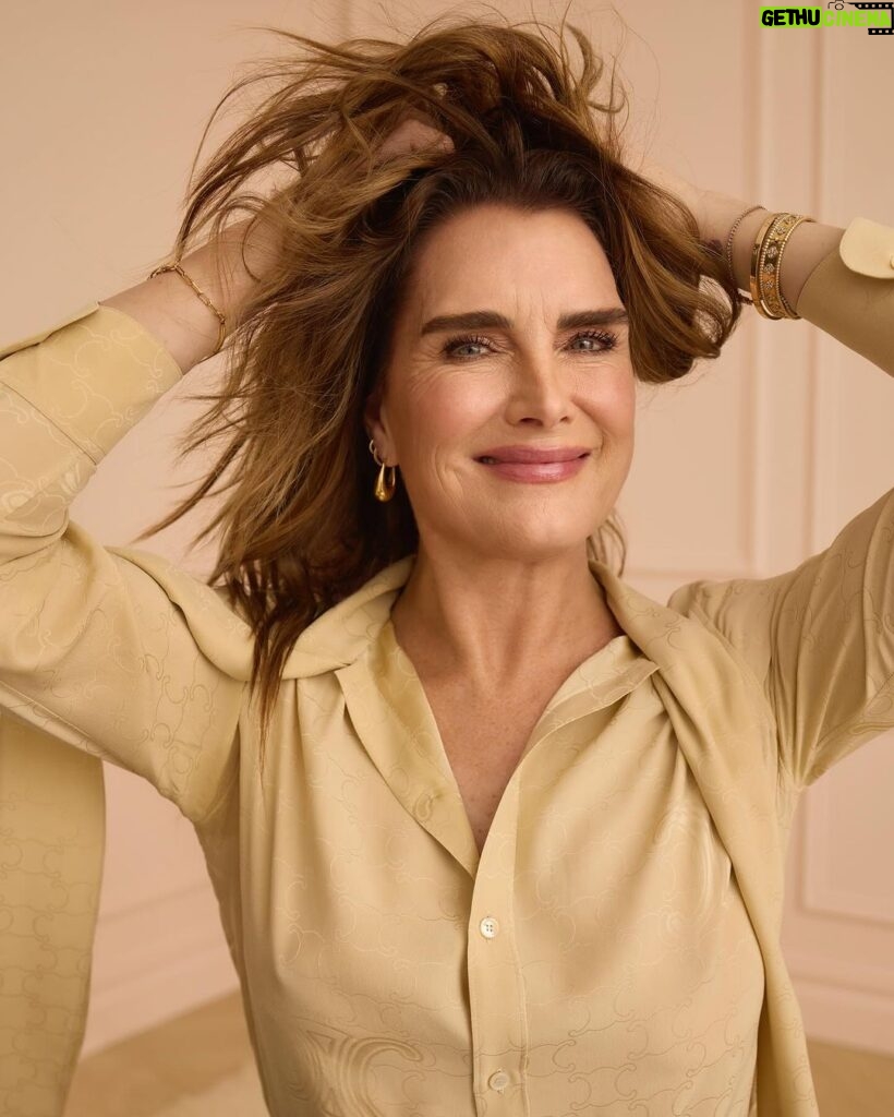 Brooke Shields Instagram - Thank you so much to @aarp for having me on the cover this month ❤ Spoke to them all about growing up, being almost empty nesters, and so much more. 📸: @michelson_ari 📝: @natashastoynoff