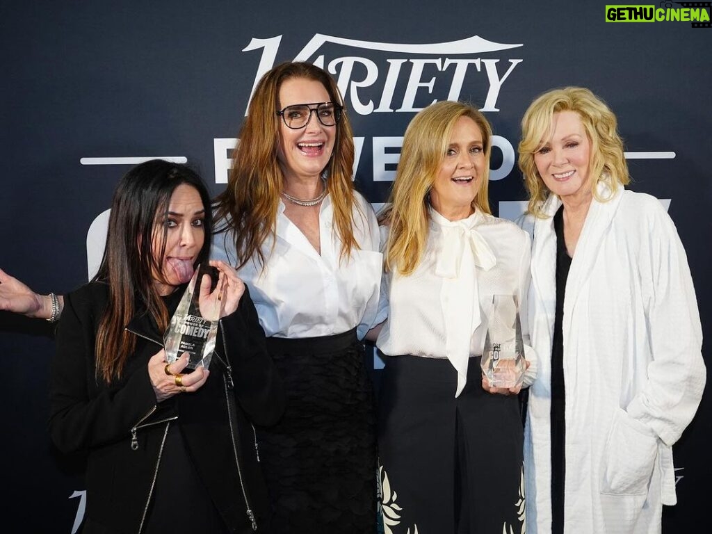 Brooke Shields Instagram - #tbt to my first #sxsw - still so thankful for this amazing opportunity with @sxsw, @variety, @shemedia, and more!! 💛 Outfits by @twpclothing & @sergiohudson SXSW