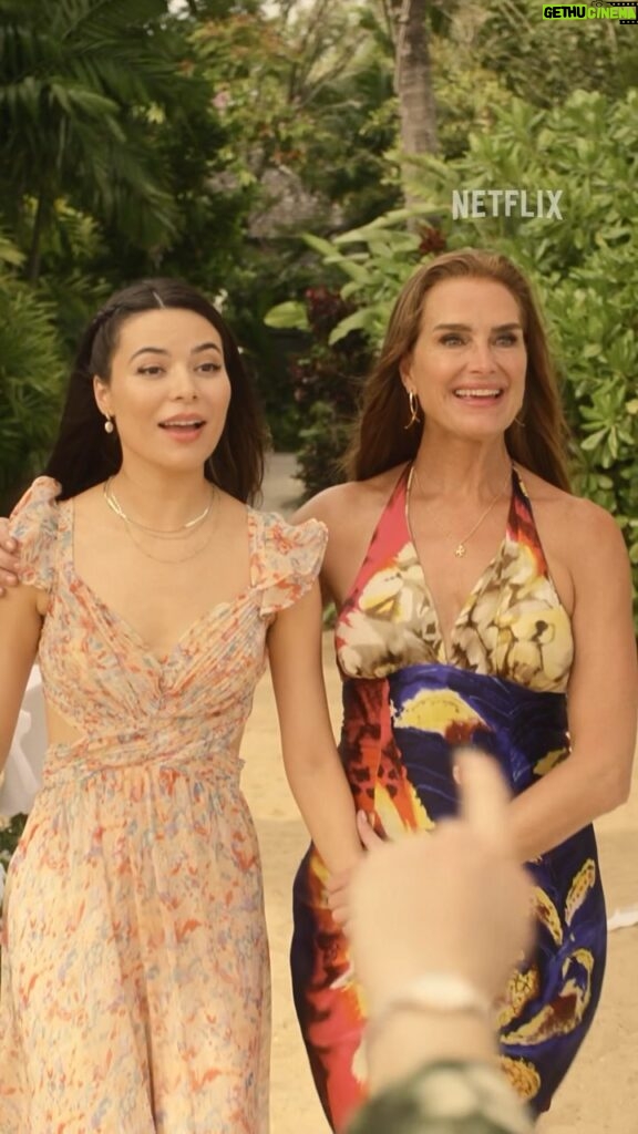 Brooke Shields Instagram - You’re invited to the mother of all destination weddings 💌 Check out the new trailer for #MotherOfTheBride!! Save the Date - May 9 only on @netflix! 🌴