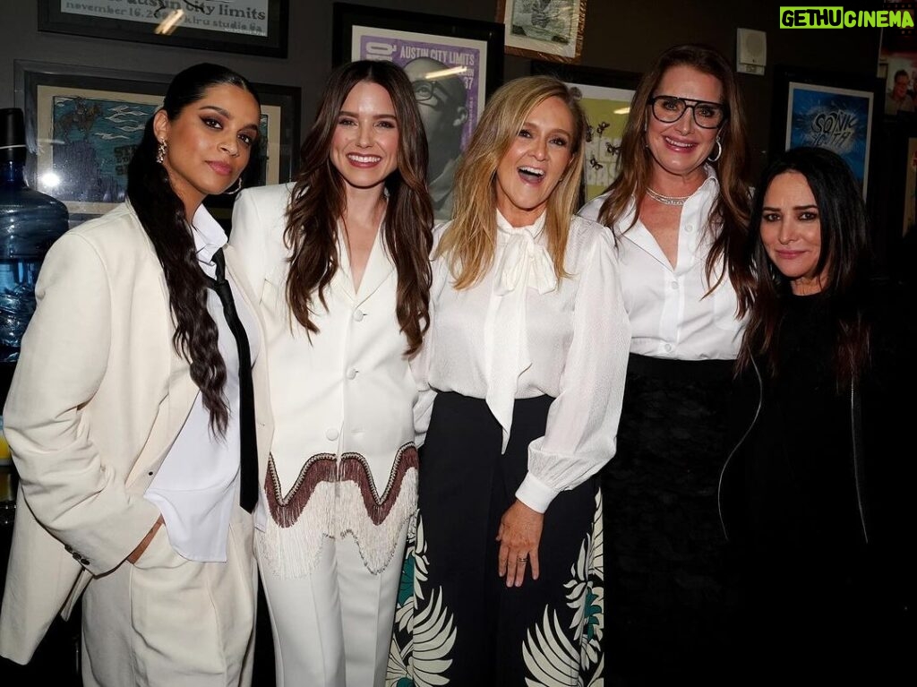 Brooke Shields Instagram - #tbt to my first #sxsw - still so thankful for this amazing opportunity with @sxsw, @variety, @shemedia, and more!! 💛 Outfits by @twpclothing & @sergiohudson SXSW